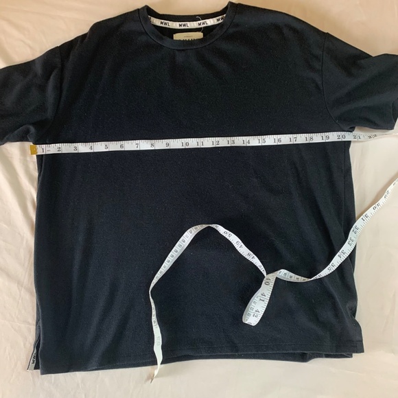 Madewell MWL Black T-Shirt Top Size XS - Minimalist Style - Picture 6 of 8